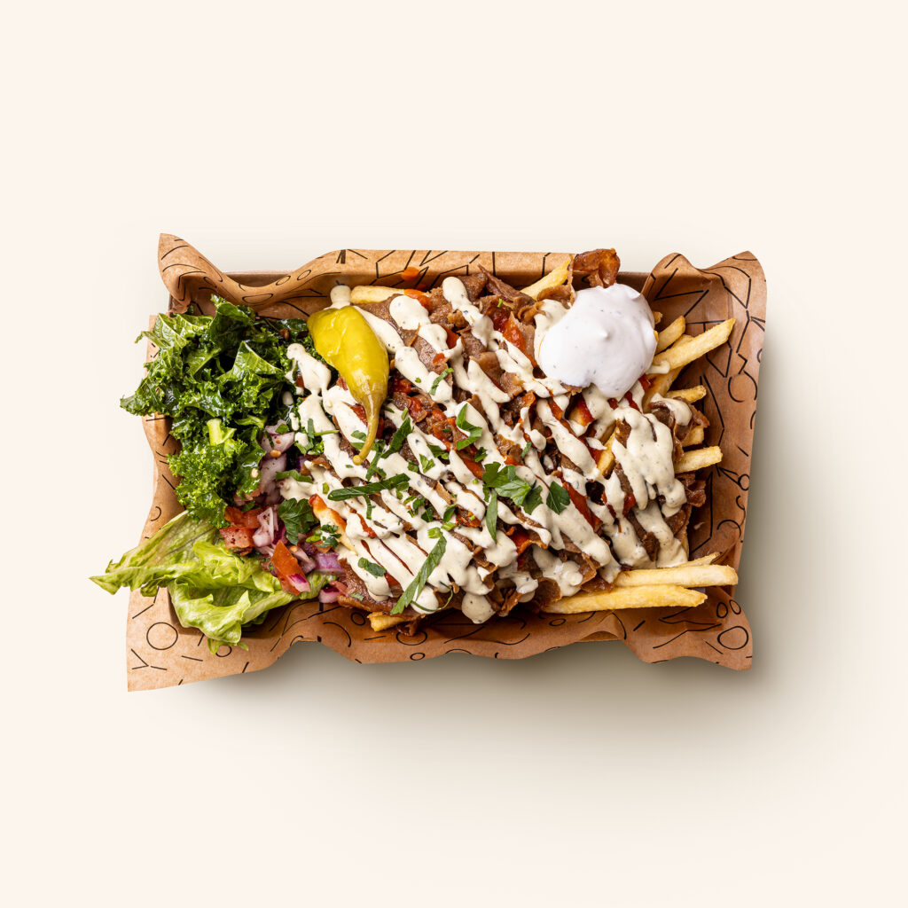 Kebabtallrik med pommes